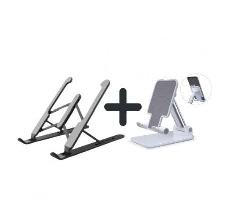 Base Para Pc + Holder Para Celular